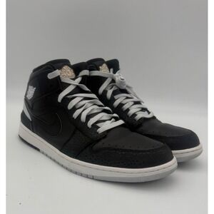 Jordan 1 Retro 86 Black Pure Platinum Safari 644490-010 Mens 11.5